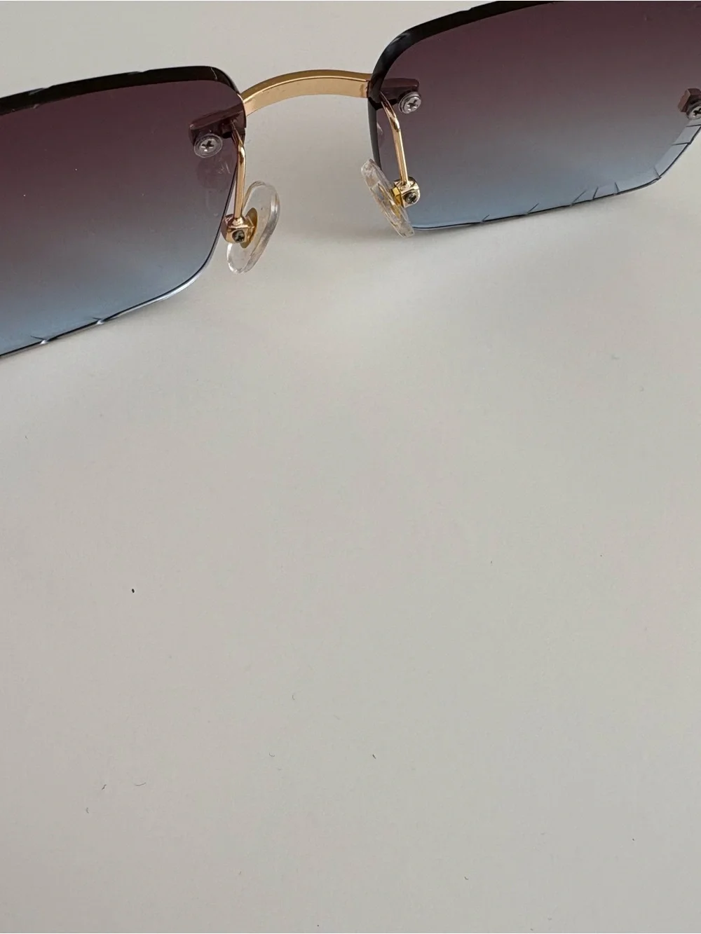 Rimless Gradient Sunglasses
